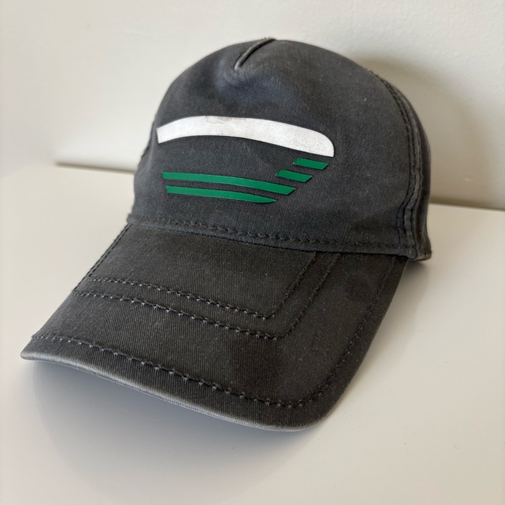 Y2K Diesel Distressed Gray Trucker Style Hat